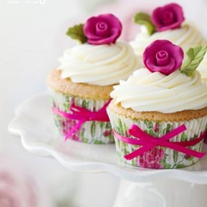 Flower cupcakes